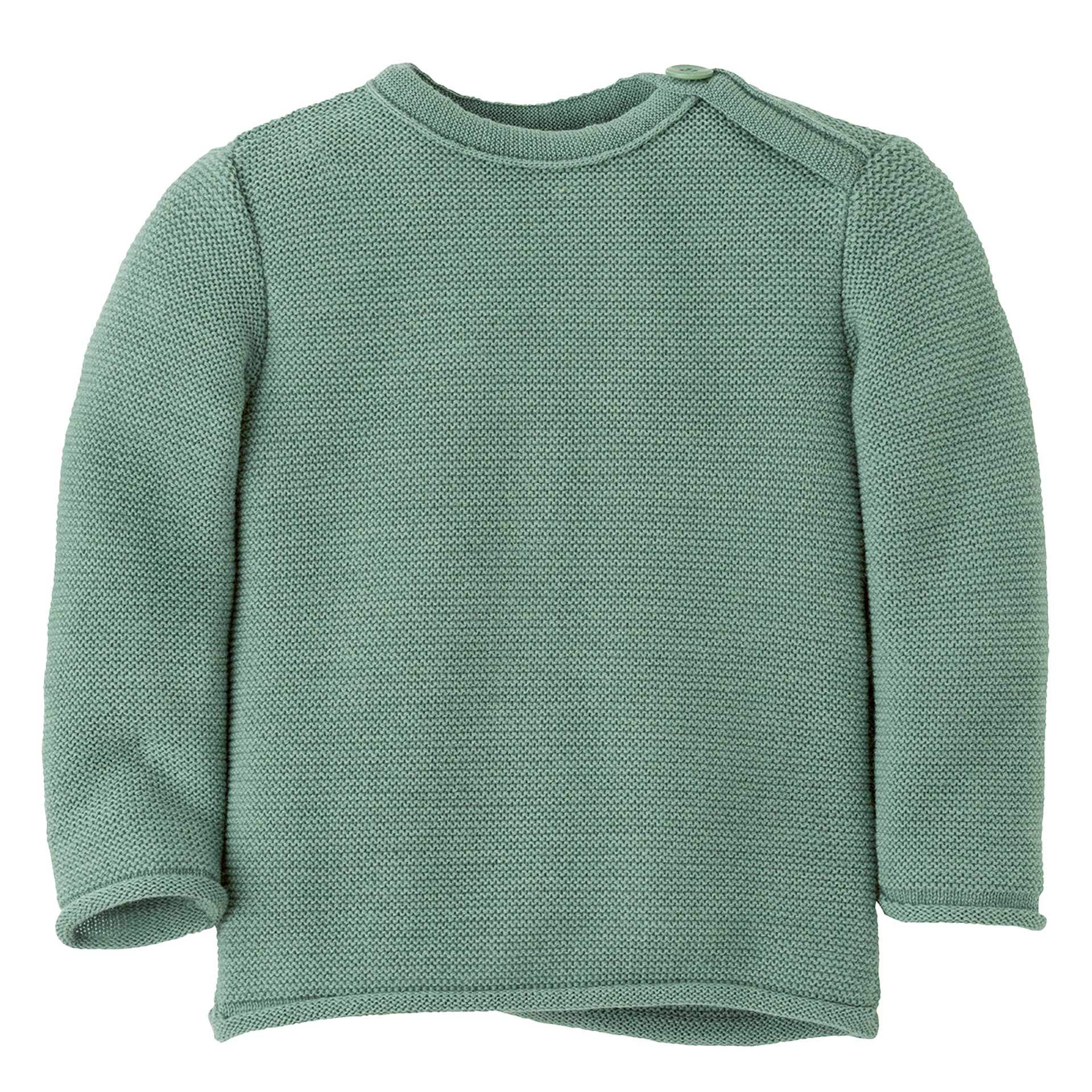 Baby Pullover Wolle gruen