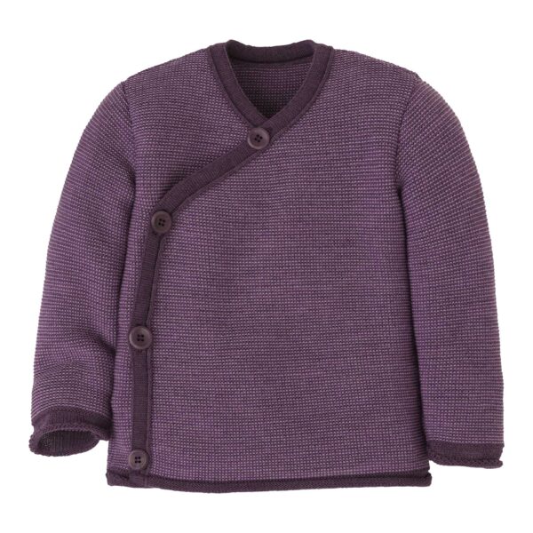 wolljacke baby lila
