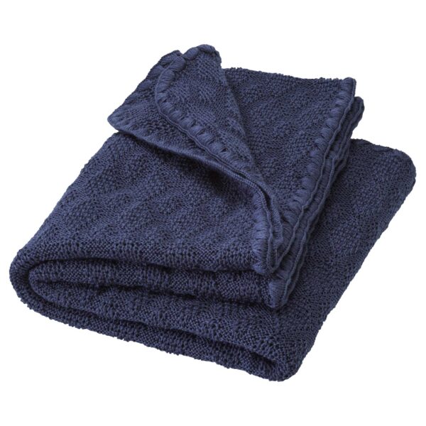 disana Babydecke aus Wolle "indigo"