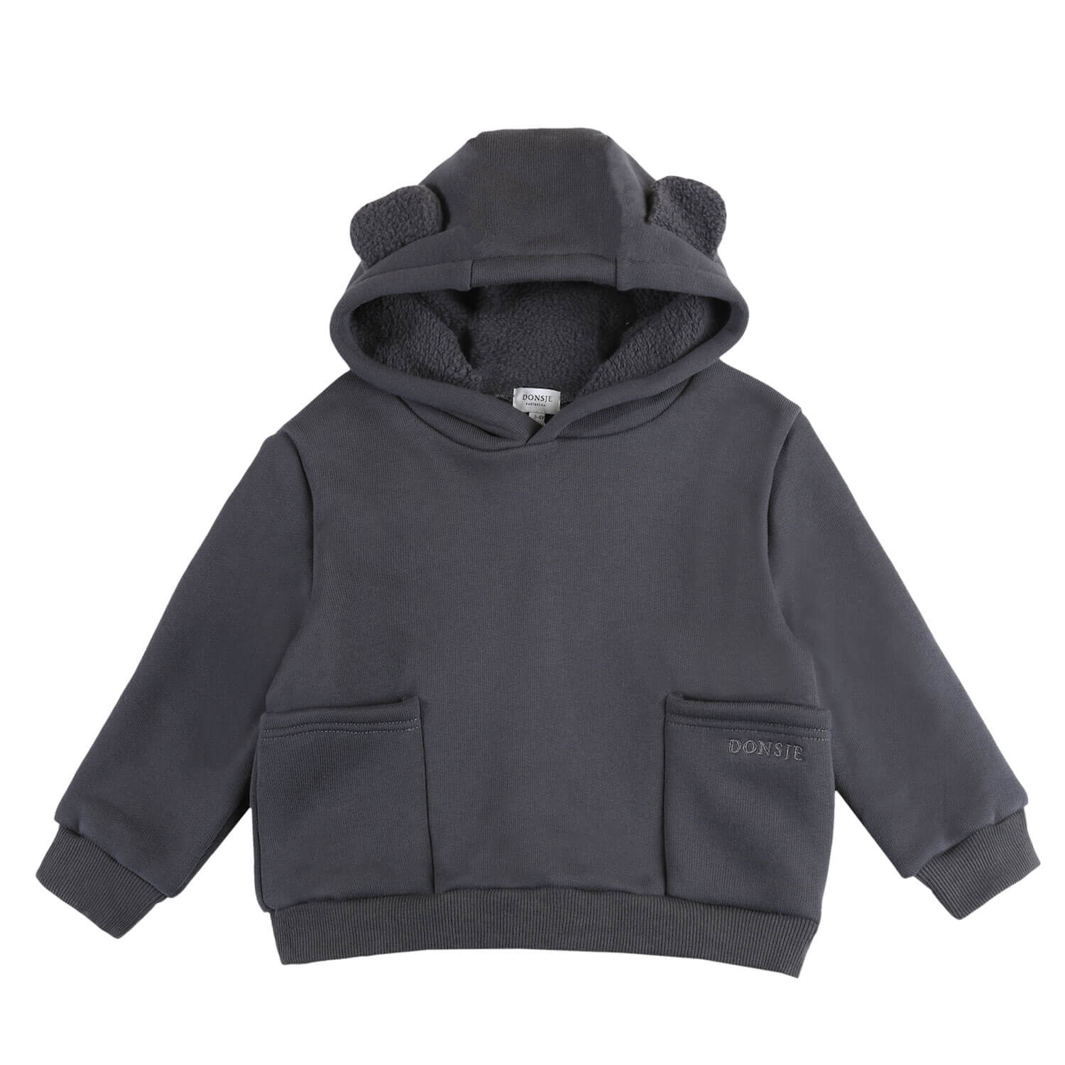 grauer Hoodie