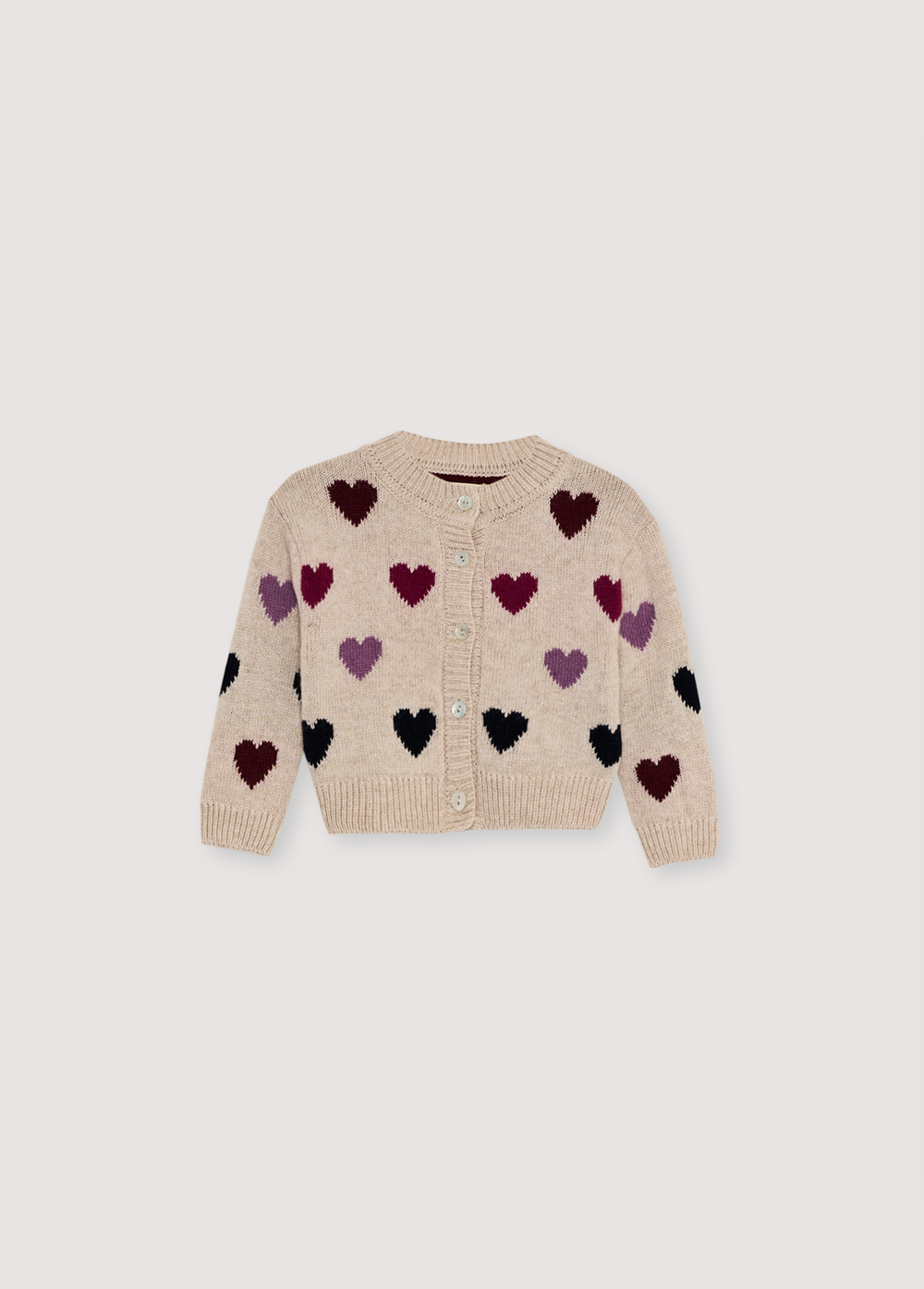 Baby Cardigan Herzchen