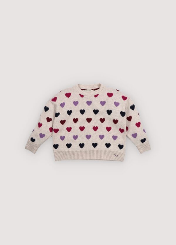 Strickpullover Herzchen