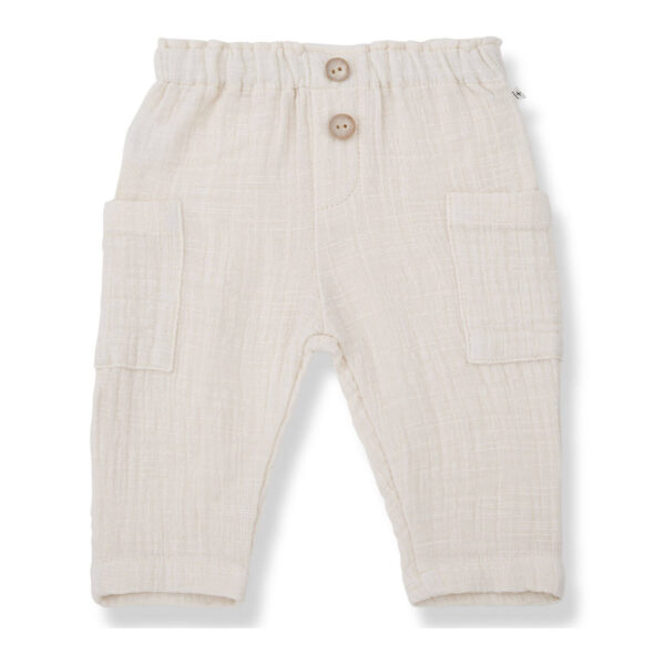 weisse cargohose