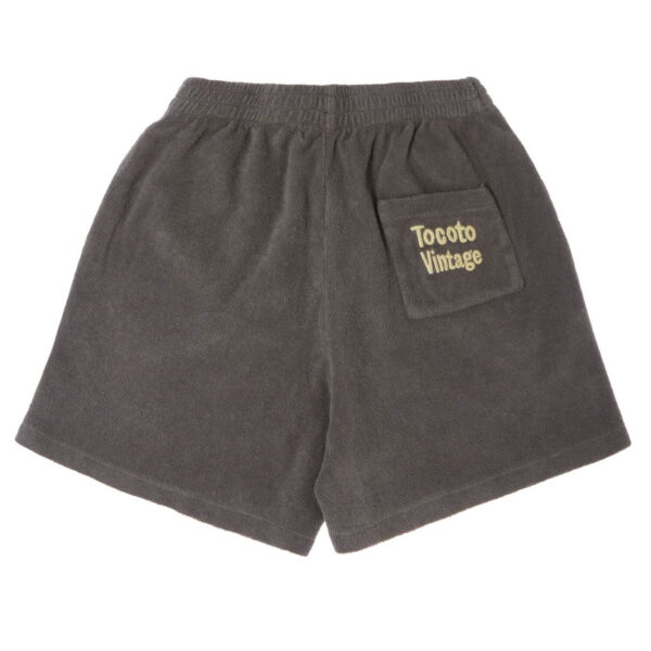 Tocoto Vintage Frottee Bermuda Shorts "Dark Grey" – Bild 2