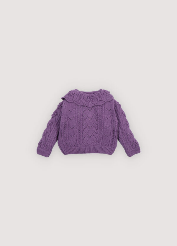 The New Society Lila Baby Cardigan "Grape Bliss" – Bild 2