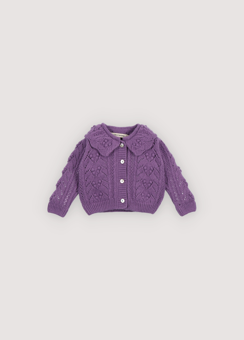 Babycardigan lila
