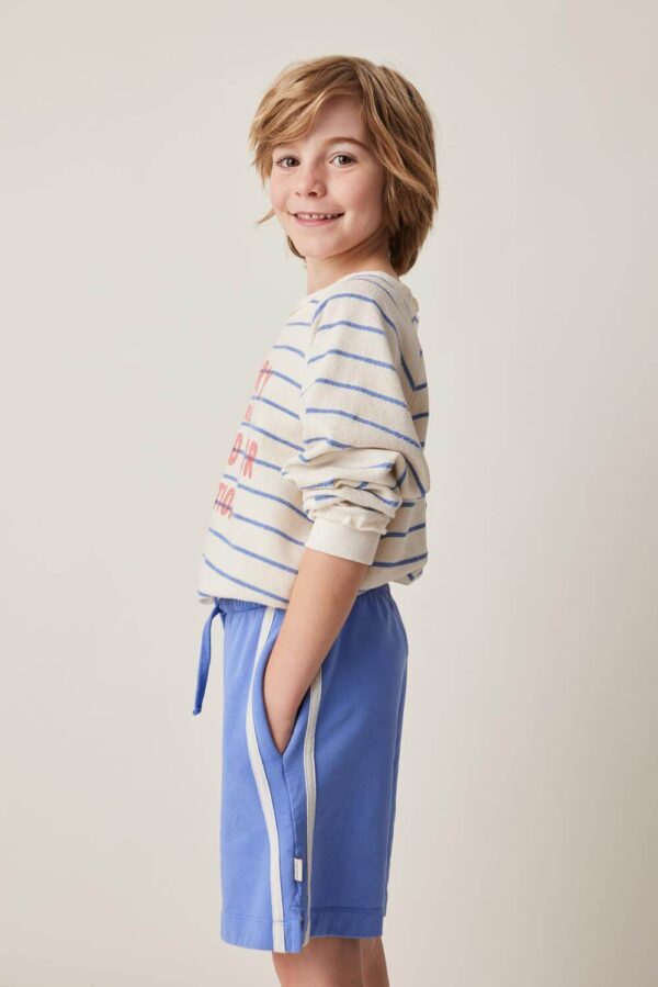 Tocoto Vintage Frottee Shorts "Blue" – Bild 2