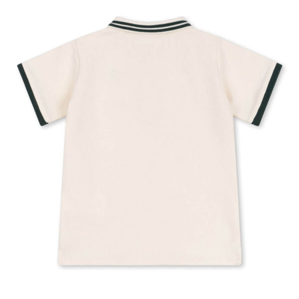 KONGES SLØJD Florian Polo Shirt "Antique White" – Bild 3
