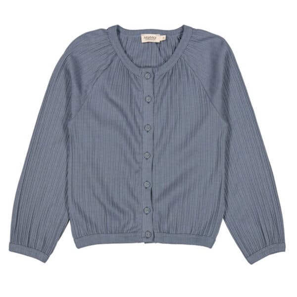 blauer Cardigan