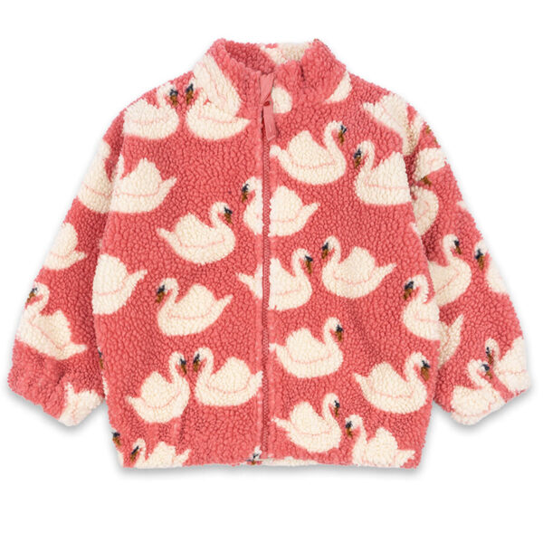 KONGES SLØJD Jody Teddy Jacke "Schwan"