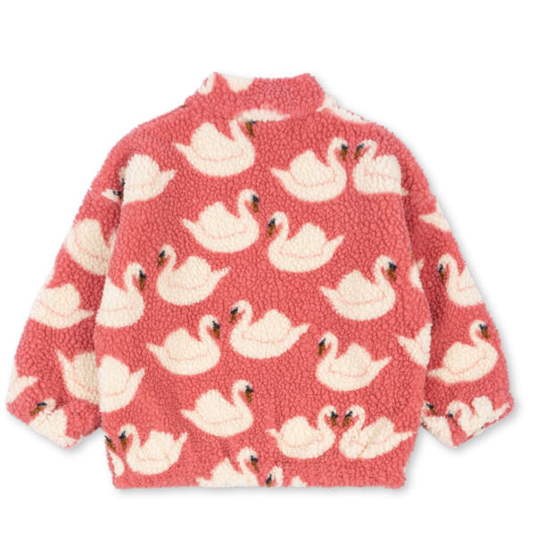 KONGES SLØJD Jody Teddy Jacke "Schwan" – Bild 2