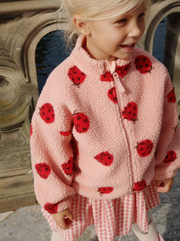 KONGES SLØJD Jody Teddy Jacke "Marienkäfer" – Bild 5