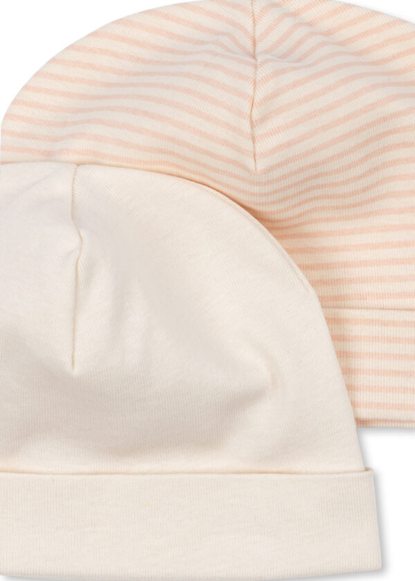 Fanga Fontana Fio Streifen Beanie 2er Set "Blush Mix" – Bild 2