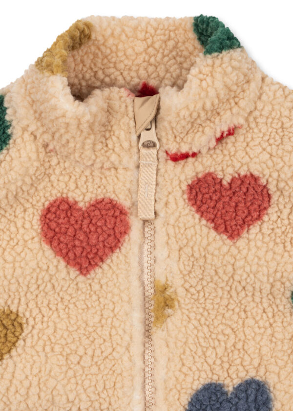 KONGES SLØJD Jody Teddy Weste "Herzchen" – Bild 3