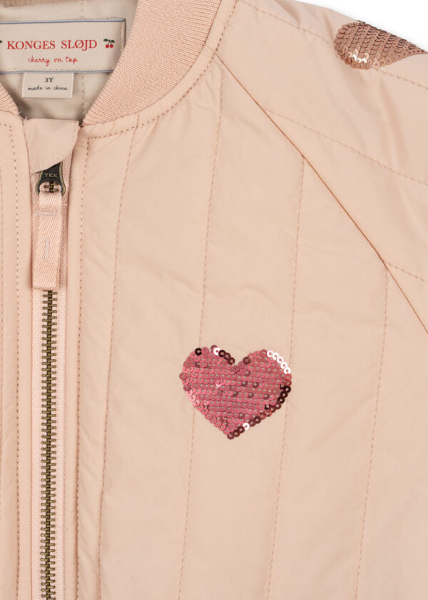 KONGES SLØJD Juno Pailetten Bomber Jacke "Cameo Rose" – Bild 3