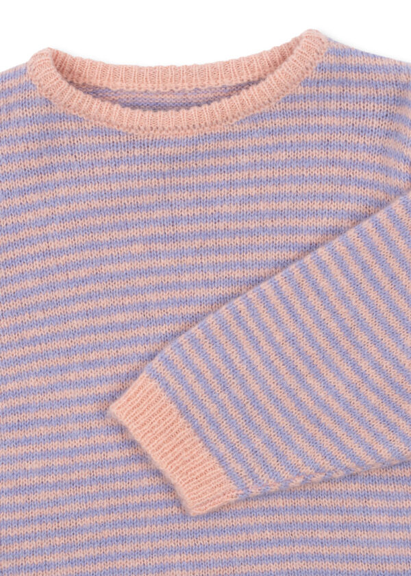 KONGES SLØJD Berle Strickpullover "Lila Rosa Delfin" – Bild 2