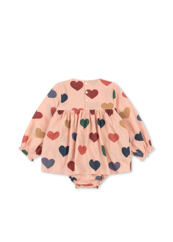 KONGES SLØJD Elin Bodykleid "Coeur Rose Colore" – Bild 2