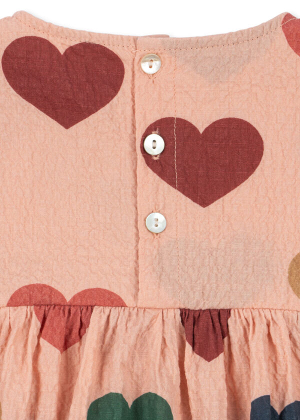 KONGES SLØJD Elin Bodykleid "Coeur Rose Colore" – Bild 3