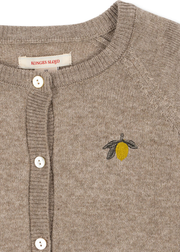 KONGES SLØJD Mattou Strick Cardigan "Light Brown" – Bild 3