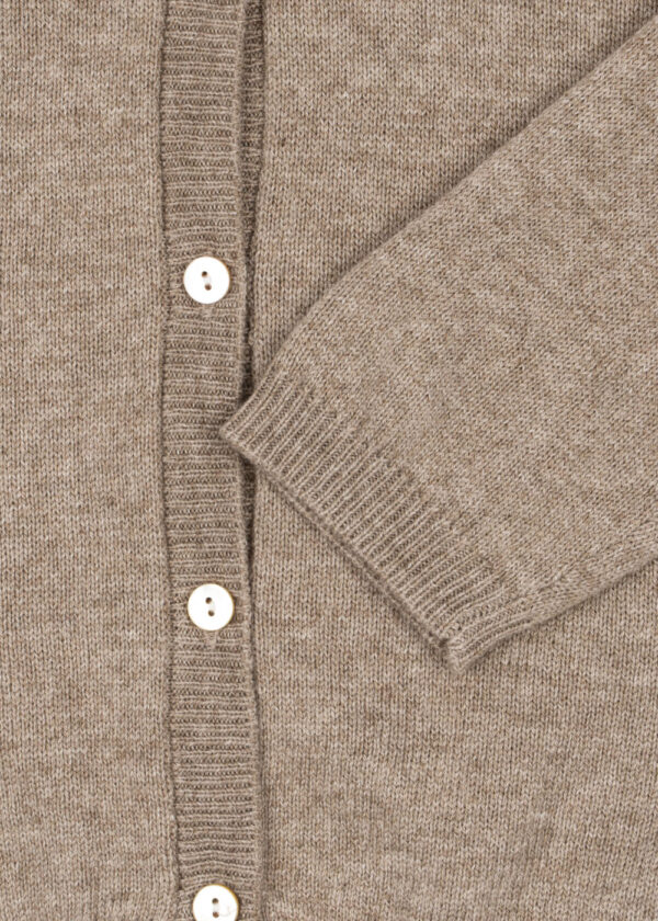 KONGES SLØJD Mattou Strick Cardigan "Light Brown" – Bild 2