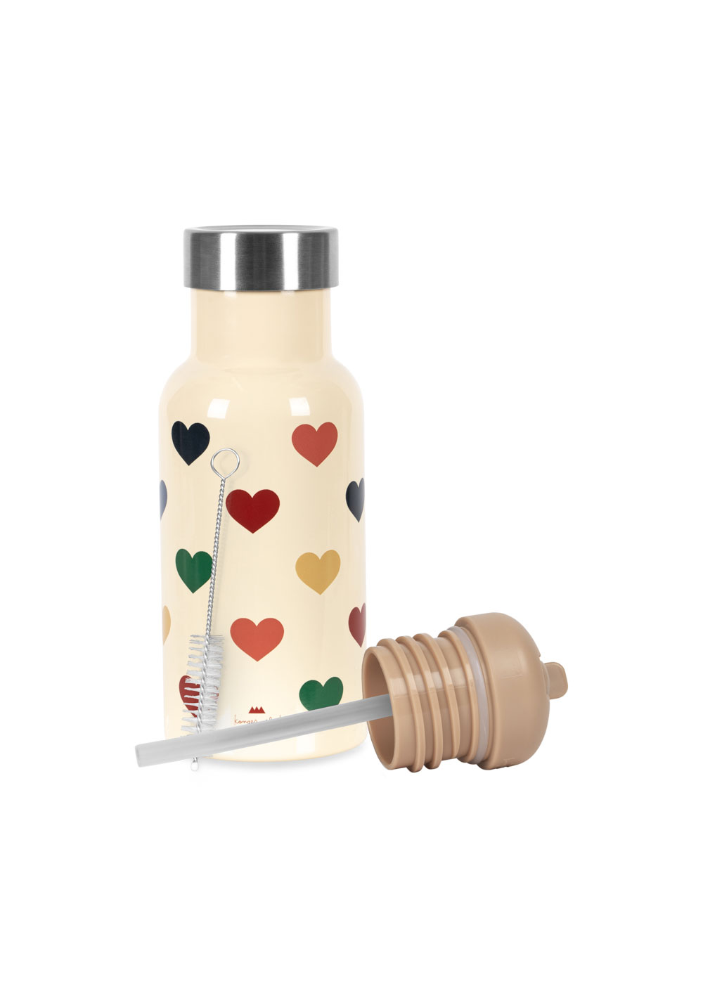 Trinkflasche Herzen
