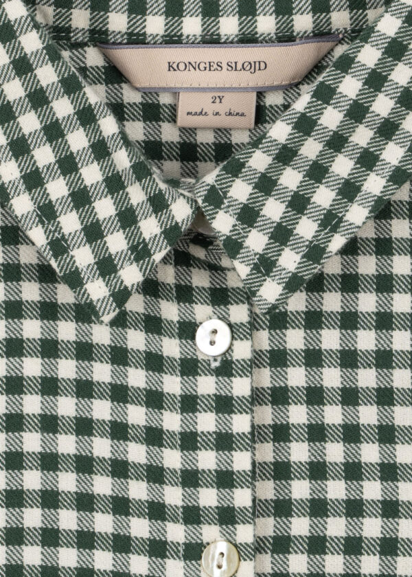 KONGES SLØJD Foret Bluse "Green Check" – Bild 3