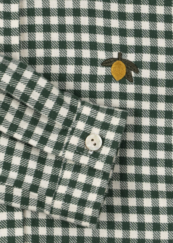 KONGES SLØJD Foret Bluse "Green Check" – Bild 2