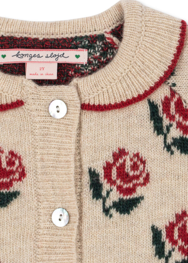 KONGES SLØJD Belou Strickjacke "Rose" – Bild 3