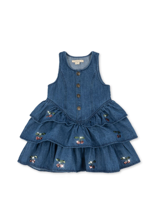 KONGES SLØJD Elba Jeanskleid "Denim Blue"