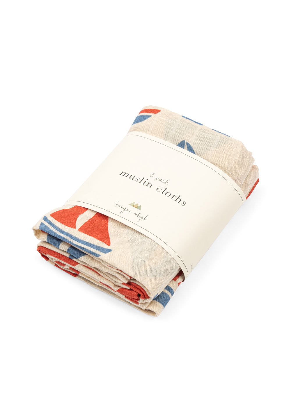 KONGES SLØJD 3er-Pack Mulltücher "Ahoi" – Bild 2