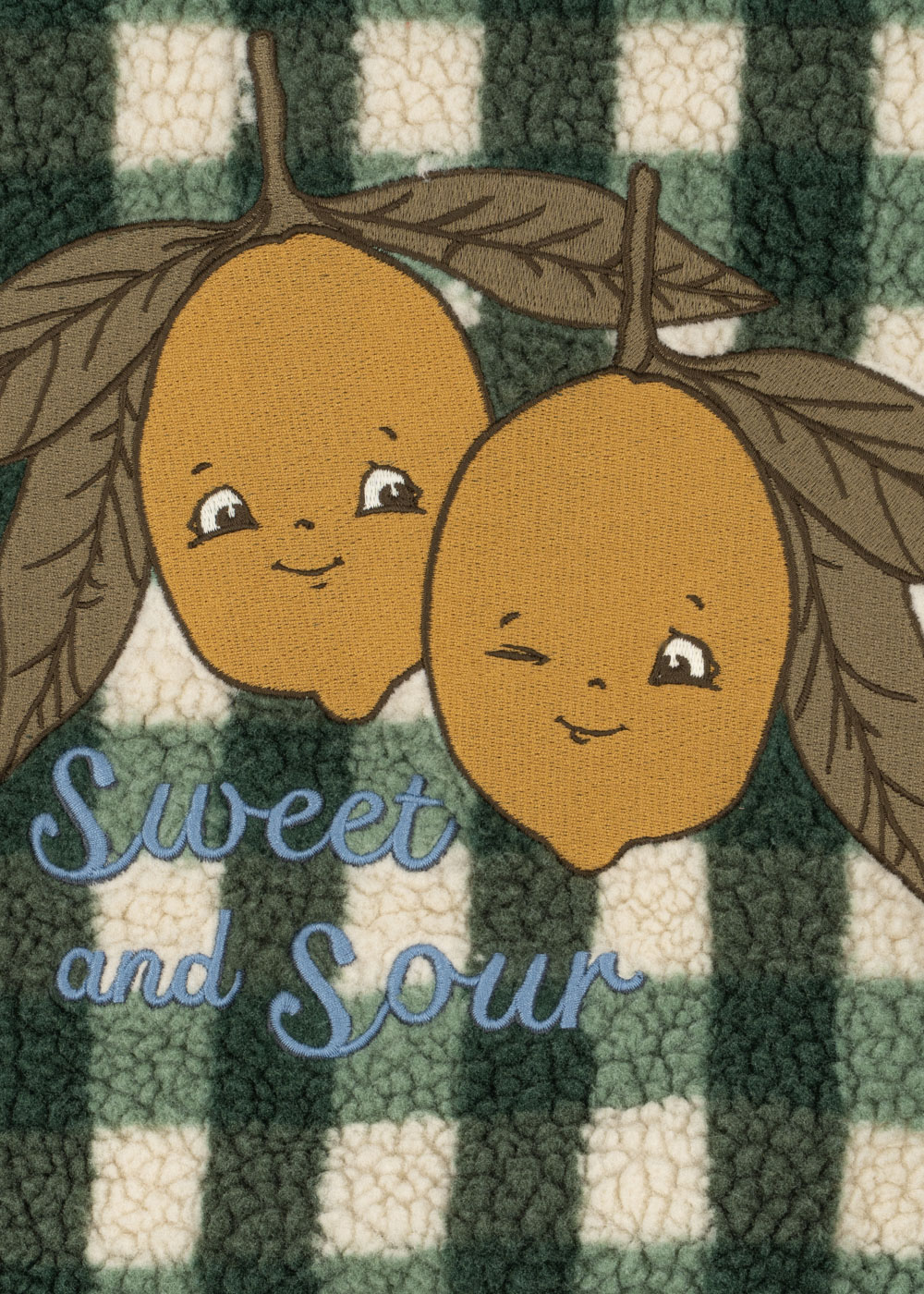 KONGES SLØJD Jody Teddy Jacke "Green Check" – Bild 5